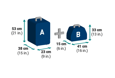 WestJet items allowed in carry on baggage allowance