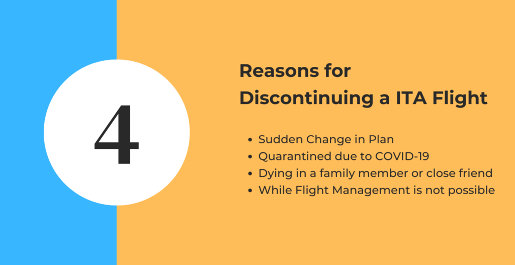 AirPolicyGuide-Reasons for Discontinuing ITA Flight