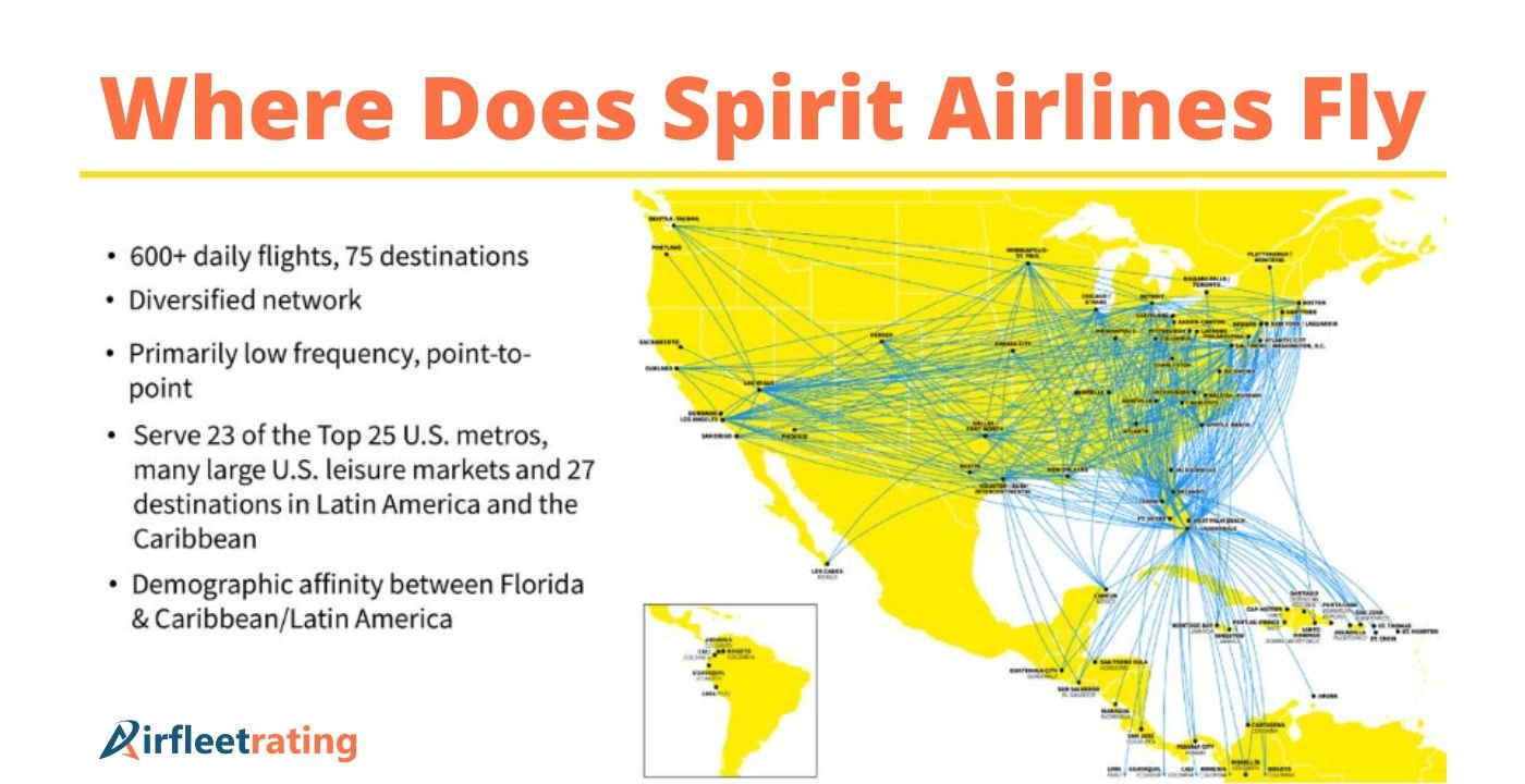 Where Does Spirit Airlines Fly?