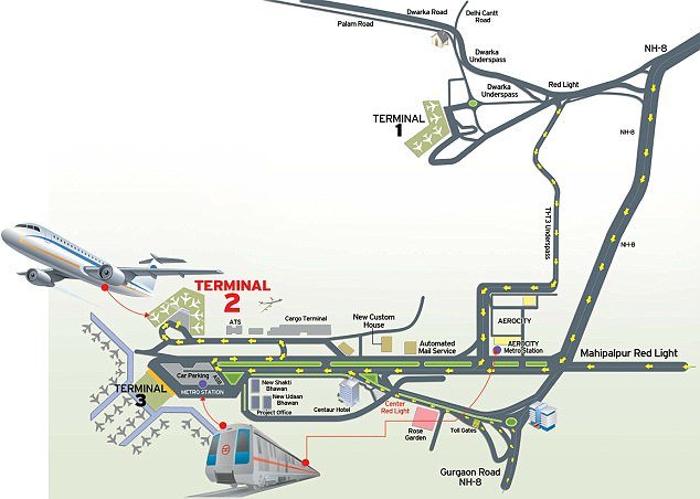 AirPolicyGuide-DEL Terminal Map