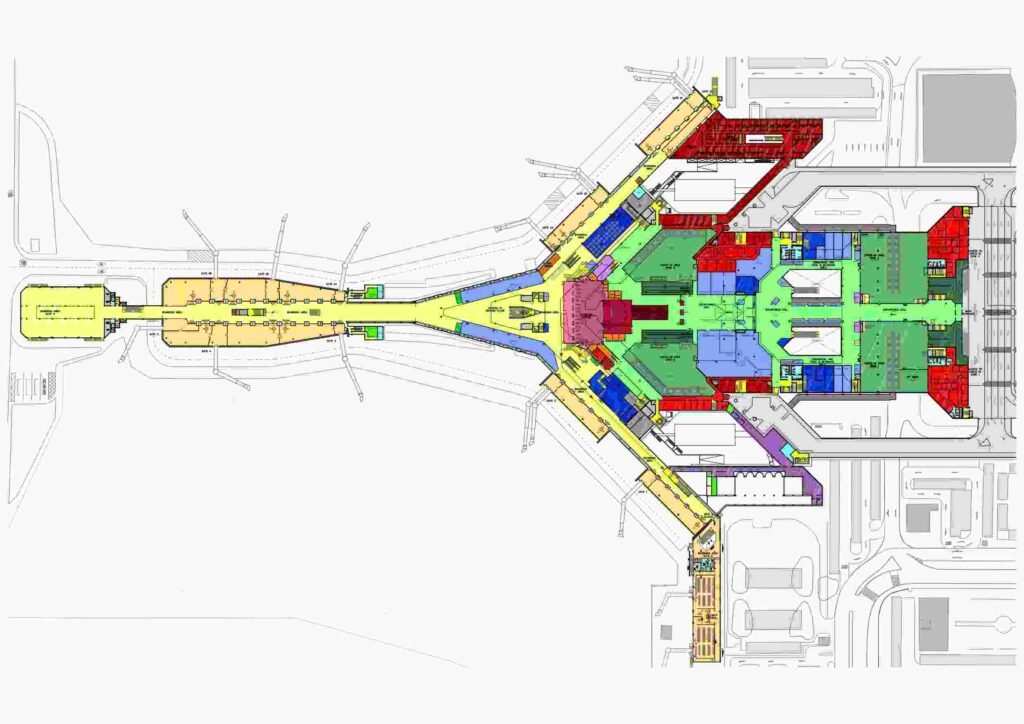 AirPolicyGuide-kuwait T1 - First Floor Map