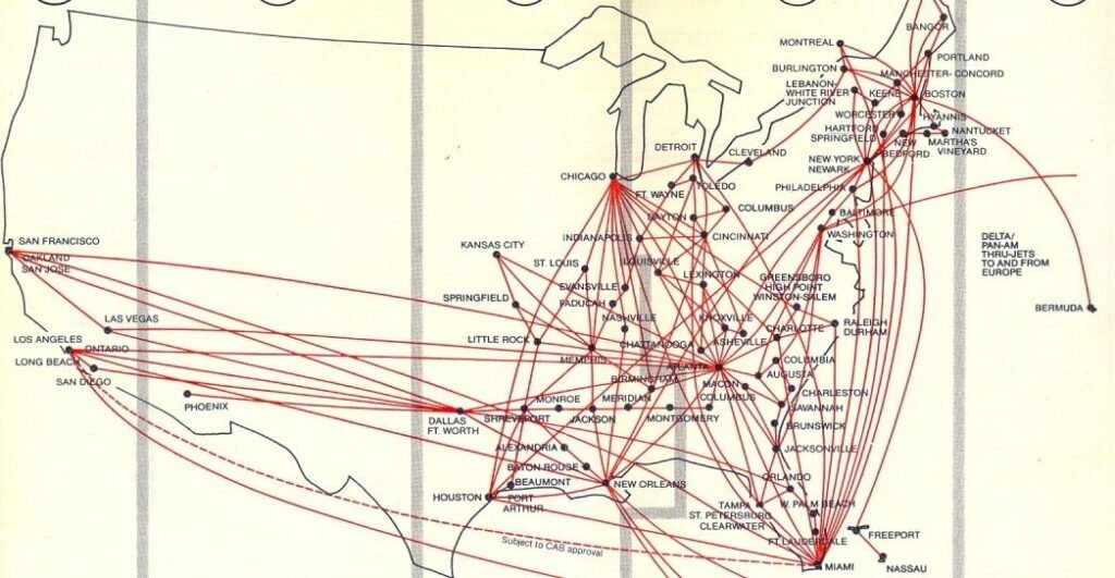 AirPolicyGuide-Route Map of Delta Airlines