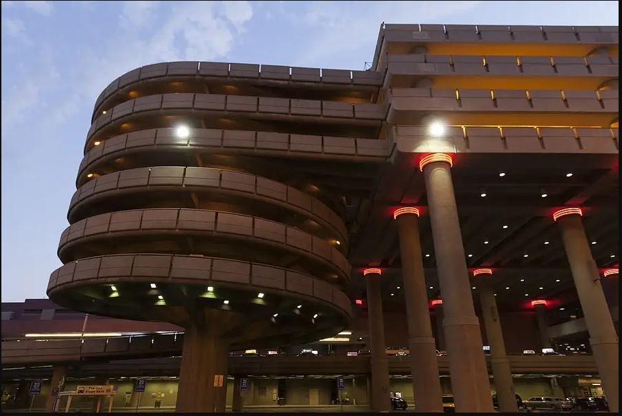 Image of harry reid international airport parking