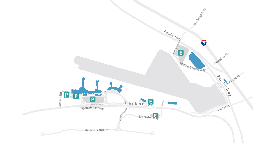 AirPolicyGuide-San Airport Map