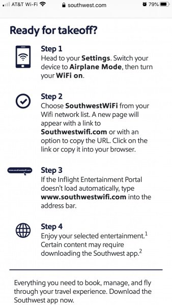 AirPolicyGuide-how to connect to southwest airlines wifi